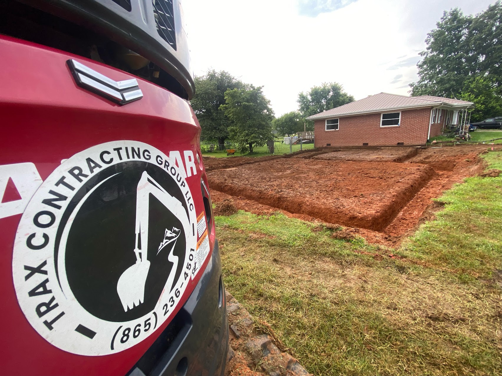 Site prep for foundation